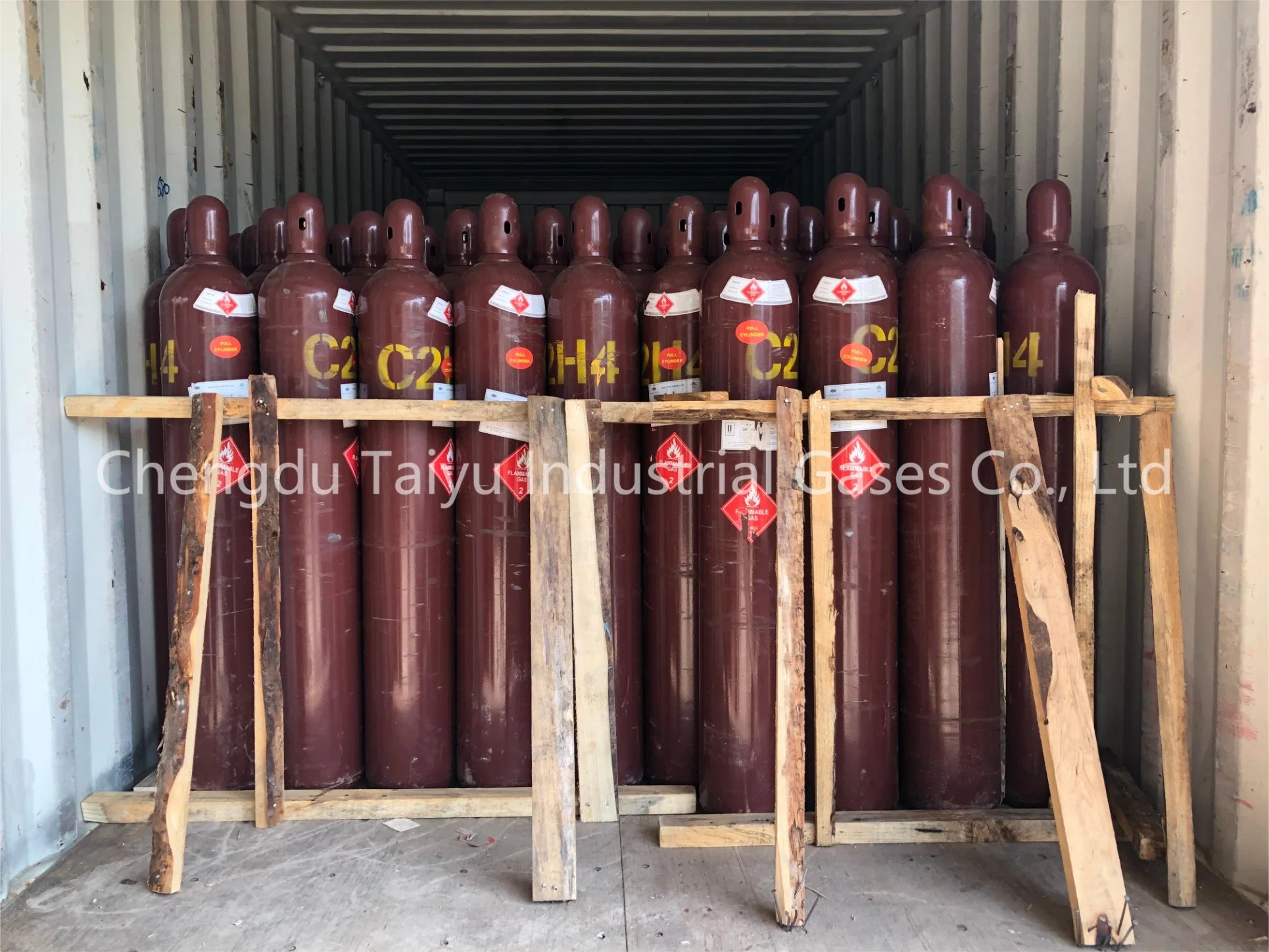 High Purity Industrial Gas 99.95% Purity Ripening Ethylene Gas C2h4 for Sale