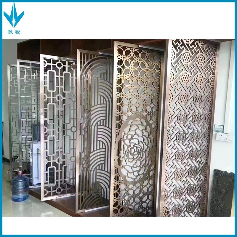 Customized Home Decor Laser Cut Room Partition Screen Restaurant Metal Screen