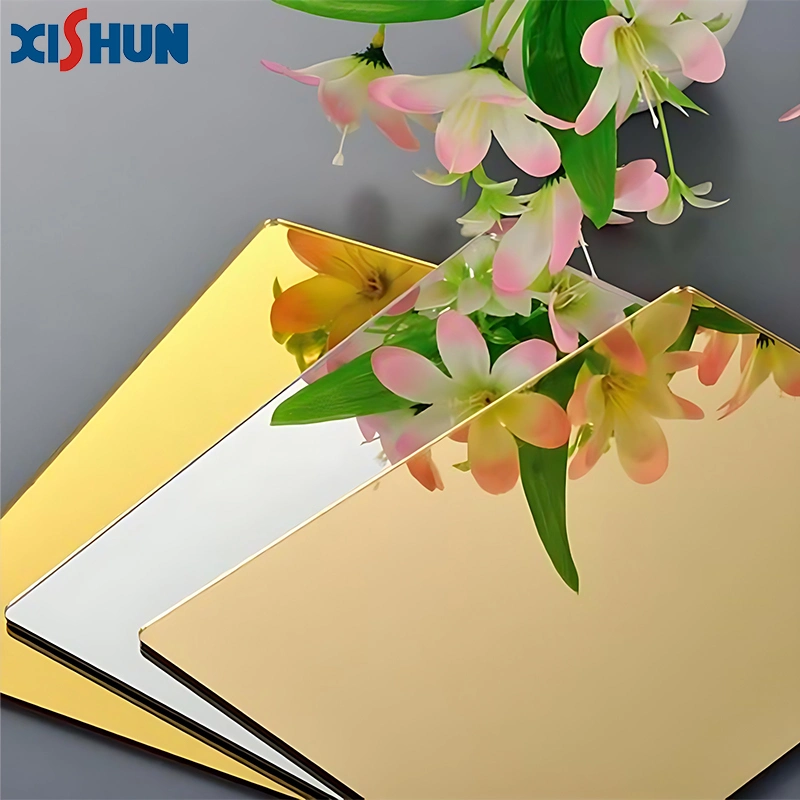 Xishun Co-Extruded Colorful Acrylic Mirror Sheet with White Paint