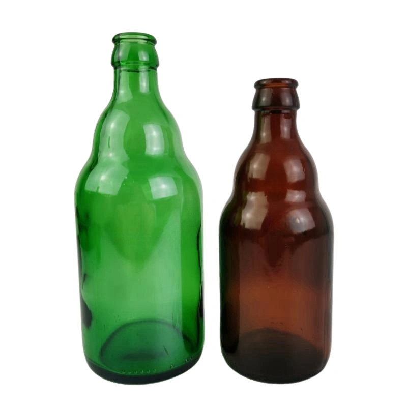 200ml 275ml 330ml 500ml 640ml 650ml Flint Amber Green Glass Beer Bottles