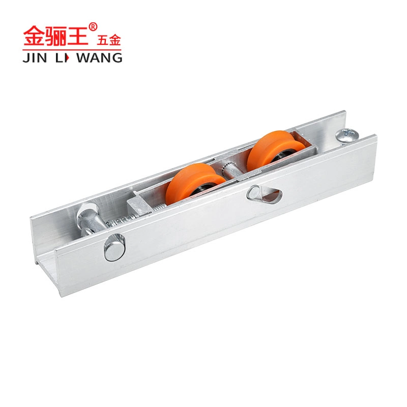 Sliding Window Roller V Groove Double Wheels Nylon Pulley Aluminum Alloy Sliding Door Wheel