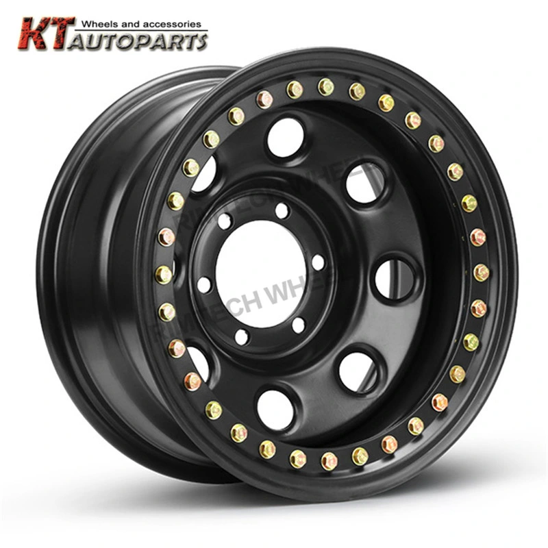 Modelo Popular Soft ocho 16X10 Beadlock Llantas de acero de 4X4 Offroad