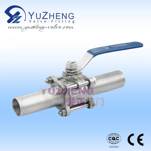 Butt-Welding 3PC Ball Valve Stainless Steel