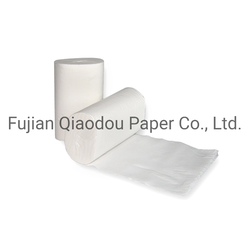 Qiaodou OEM Toilettenrolle Papiergewebe Bad Gewebe 2/3 Ply 100 % Reines Zellstoff
