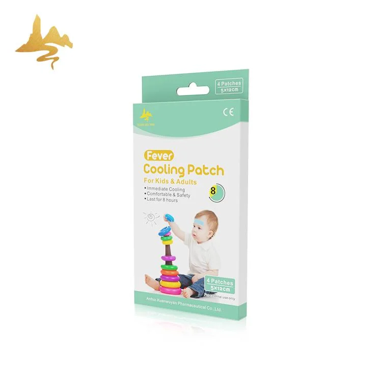 Precio de personalización básica Natural Mint Headache Relief Kids Cooling Gel Fever Patch