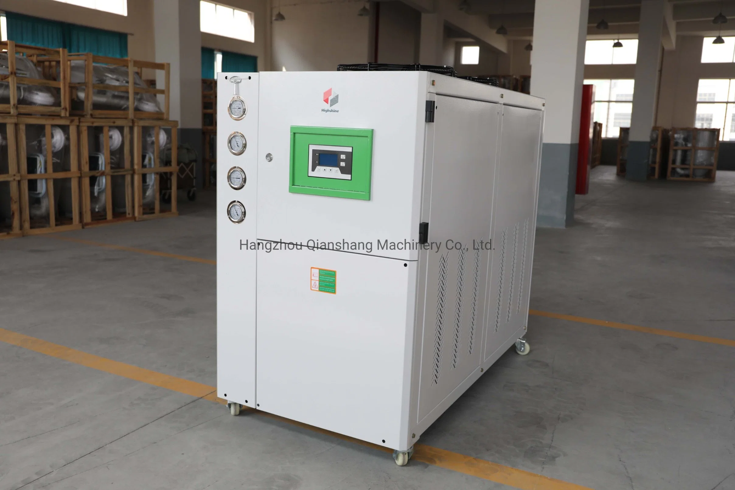 Highshine 5HP 10HP 15HP Chiller resfriado a ar Chiller de Agua Preço Chiller Industrial