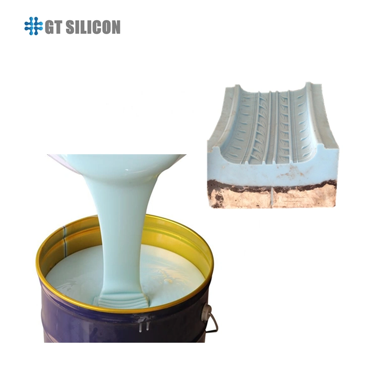 Para la fabricación de moldes de neumáticos de caucho de silicona de condensación de dos componentes