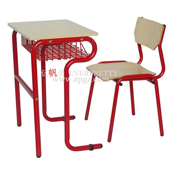 L'école unique chaise de bureau moderne meubles fixés pour l'étude