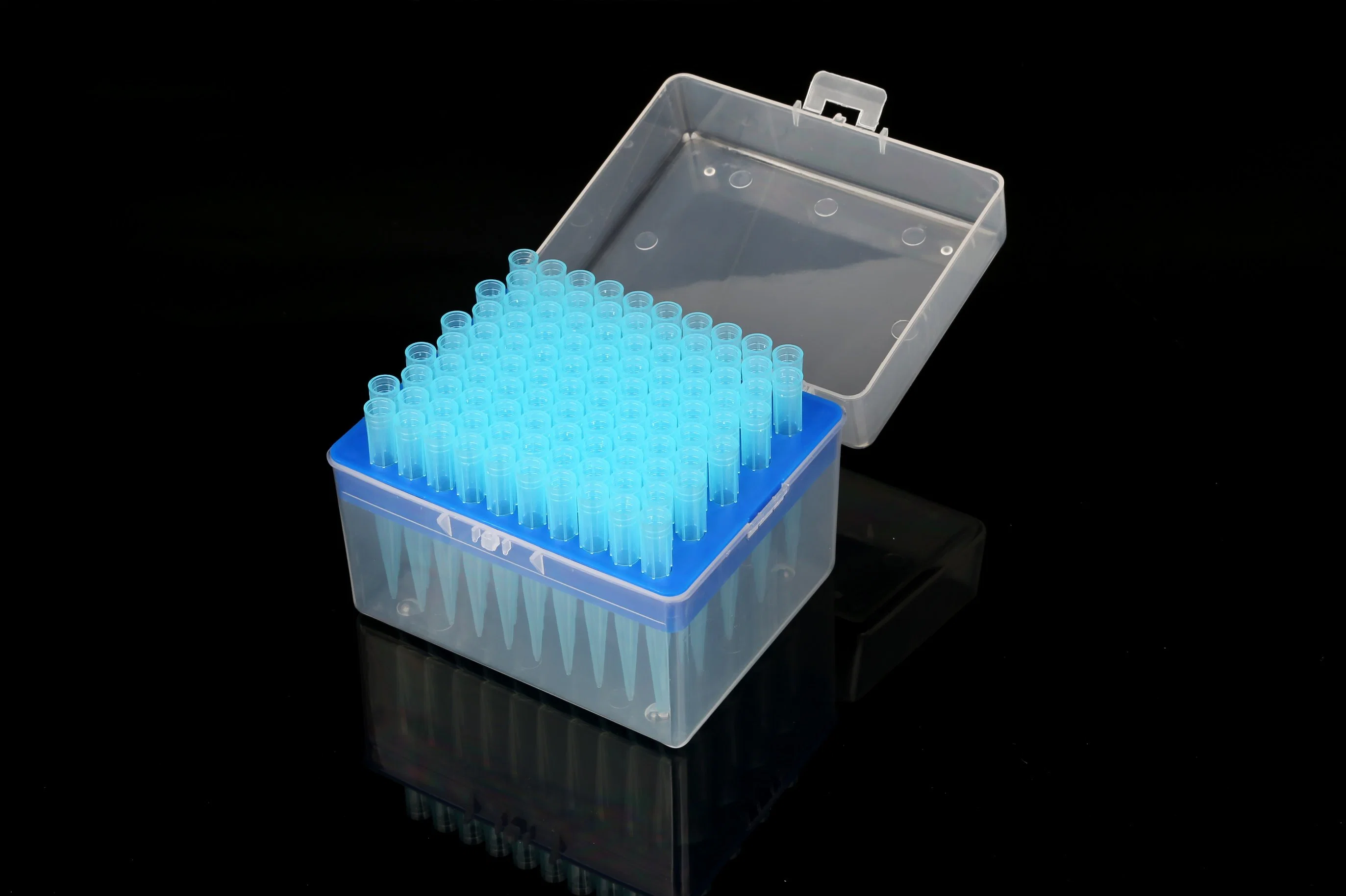 Labware Blue, DNasa y RNasa y sin ADN humano, 30UL 250 UL 384 Agilent Liquid Robetic Pipette Tips