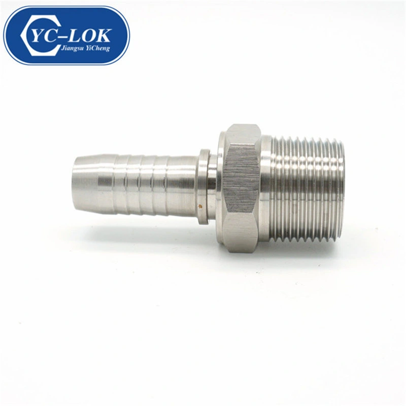 Hot Selling Jic Male 74 Degrees Cone Hydraulic Swaged Hose Fittings Joints