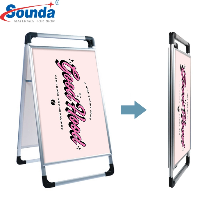 Double Sided Pavement Sign Poster Board for Advertising