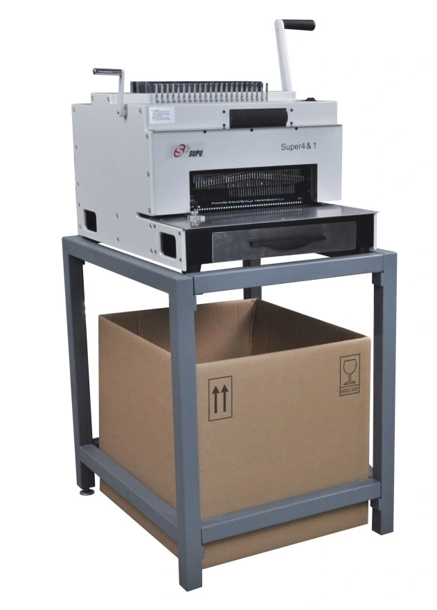 A4 Size Office Four in One Mulitifunction Paper Punching and Binding Machine