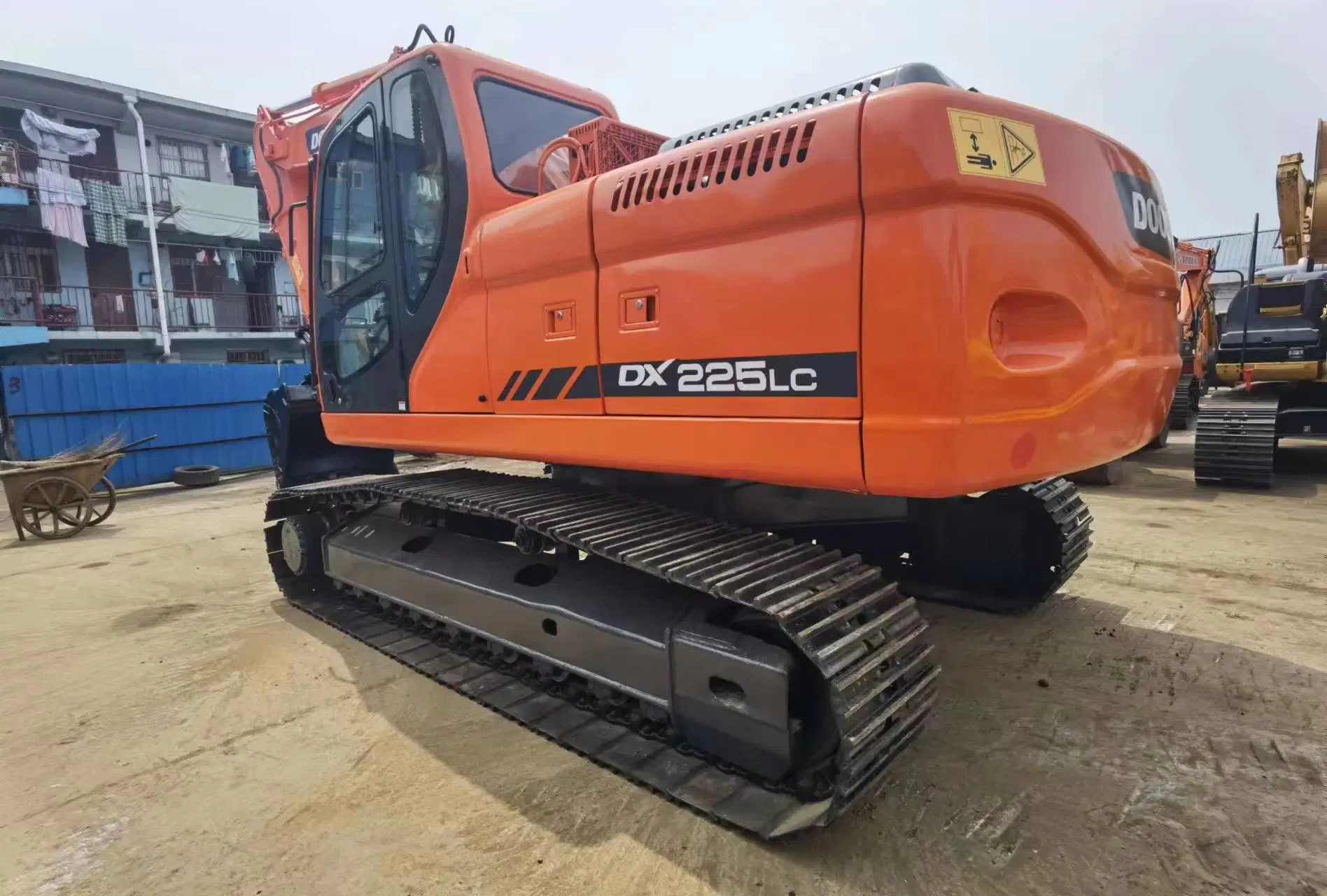 Equipamento de segunda mão Heavy Duty 20t, escavadora usada Doosan utilizada Escavadora de rastos Dosan Dx300 Dx220 Dh225-7