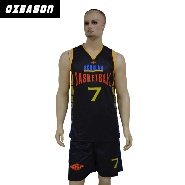 Men Custom Reversible High Quality Basketball Jersey Uniforms Set Cheap Wholesale Blank Basketball Jerseys