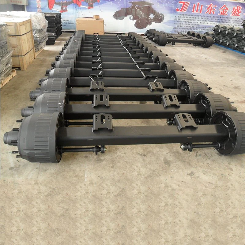 German Type BPW Truck Trailer Drum Axles 16t Front Rear Axle for Sale