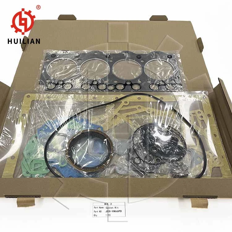 Jcb B3.3 Vm66pd Full Gasket Kit Engine Spare Parts Engine Full Gasket Kit for Excavator Engine