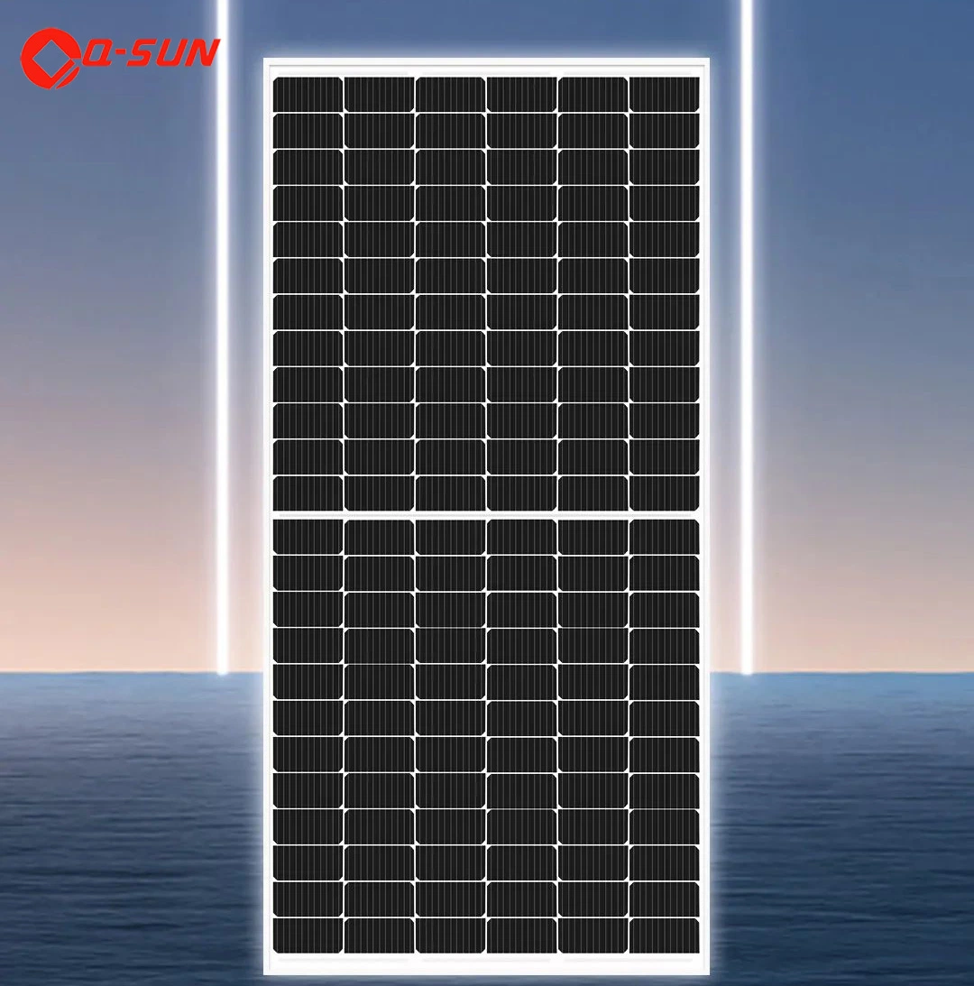 Painel Solar Mono Perc elevada eficiência de vidro único Módulo Solar Cell