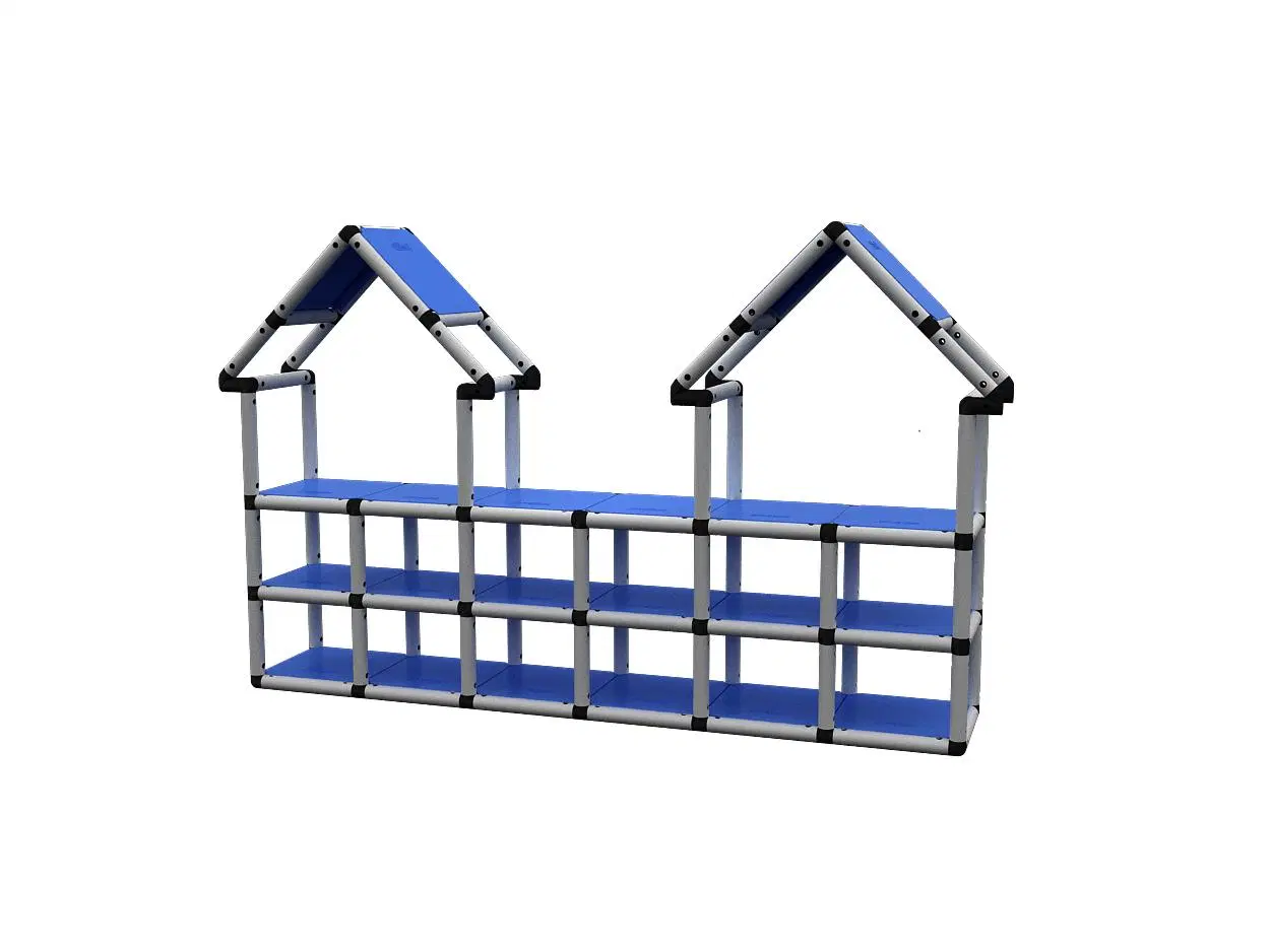 Multifunctional Smooth Plastic Storage Rack School Amusement Set for Kids