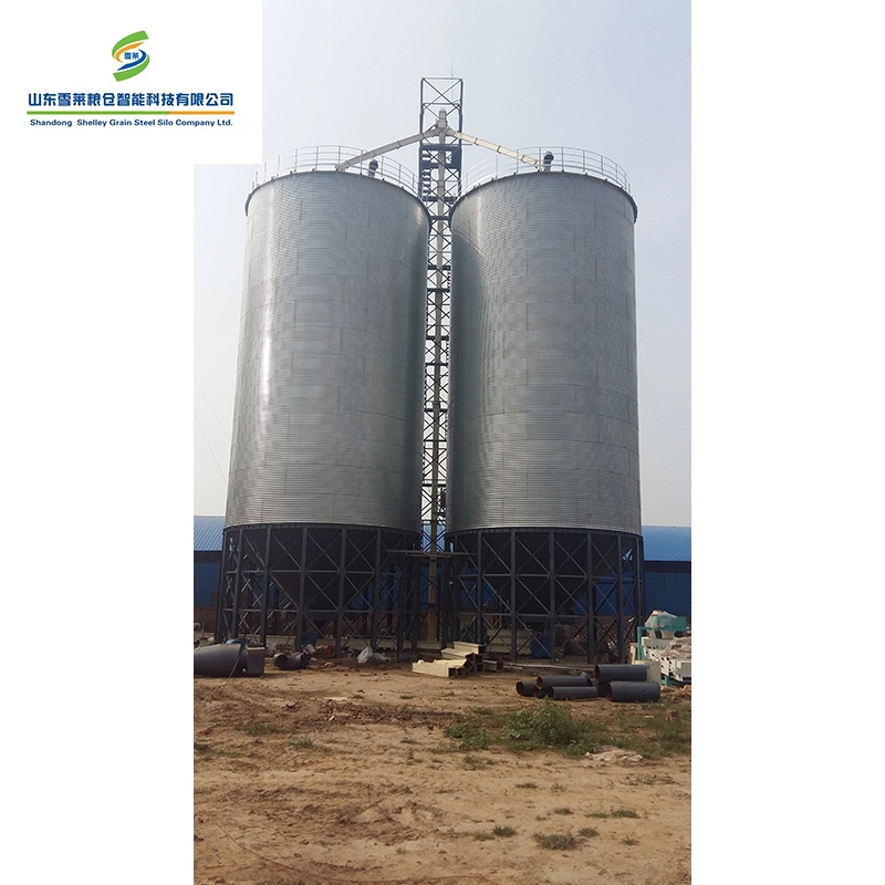 Shelley Feed Storage Silo China Granary Silo Manufacturing Professional Manufacturer وعاء صندوق من الفولاذ المطري أرز بادي القمح الذرة الذرة تخزين سيلو