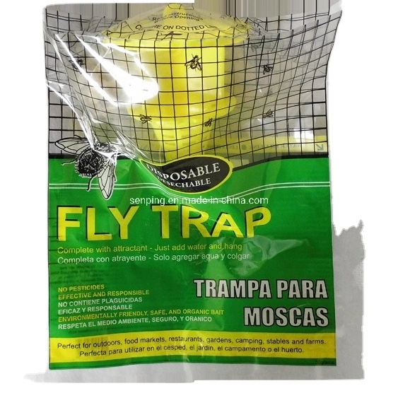 Fruit Fly Fly Catcher captura pegajoso pegajoso de la polilla de la trampa de la cocina de la trampa de insectos voladores de la trampa de moscas la mosca de la trampa del asesino de mosquitos de la trampa de la bolsa de monitores de insectos