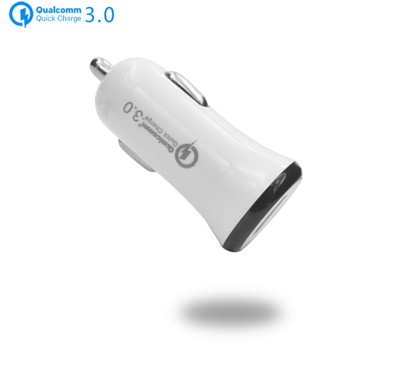 Voiture QC3.0 18W accessoires de chargement 3,0 A Chargeur de voiture Mobile Chargeur rapide pour l'Iphone un téléphone mobile