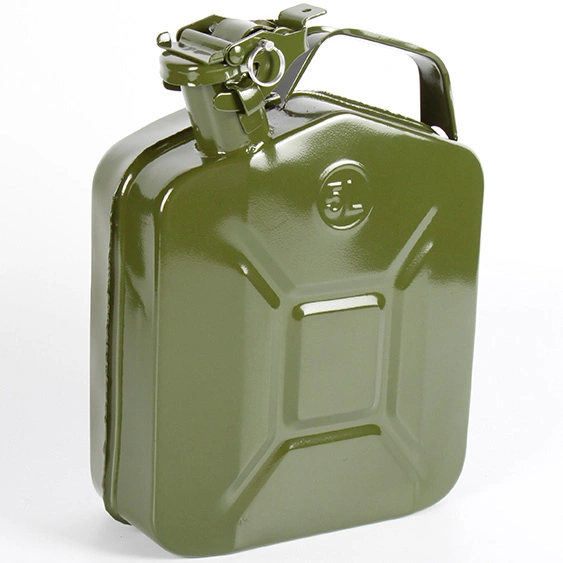 Jerry Can Nato Style Gasoline Fuel Can 5/10/20 Liters Metal Gas Tank Steel Oil Can 5L 10L 20L Capacity Petrol Jerry Can