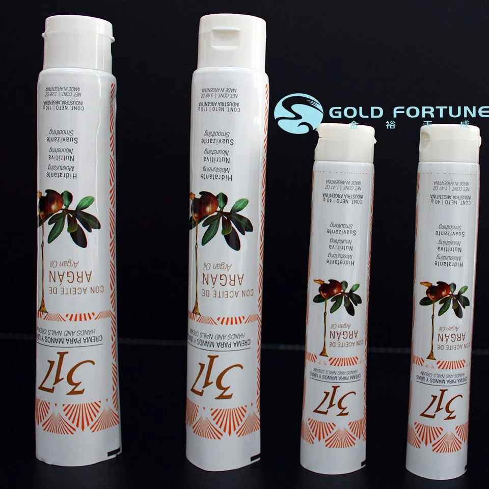 Lotion Aluminum Plastic Laminated Tube Packing with Screw on Cap