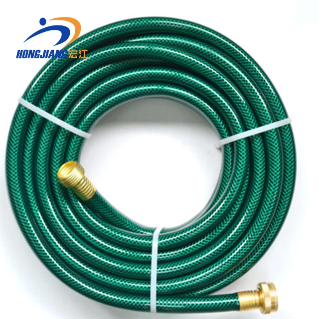 Suave de PVC flexible trenzado manguera de riego de PVC de 13mm 25mm de la manguera de jardín de 1 pulgada de tubo de 1/2 pulgada 3/4 de pulgada 5/8pulg.