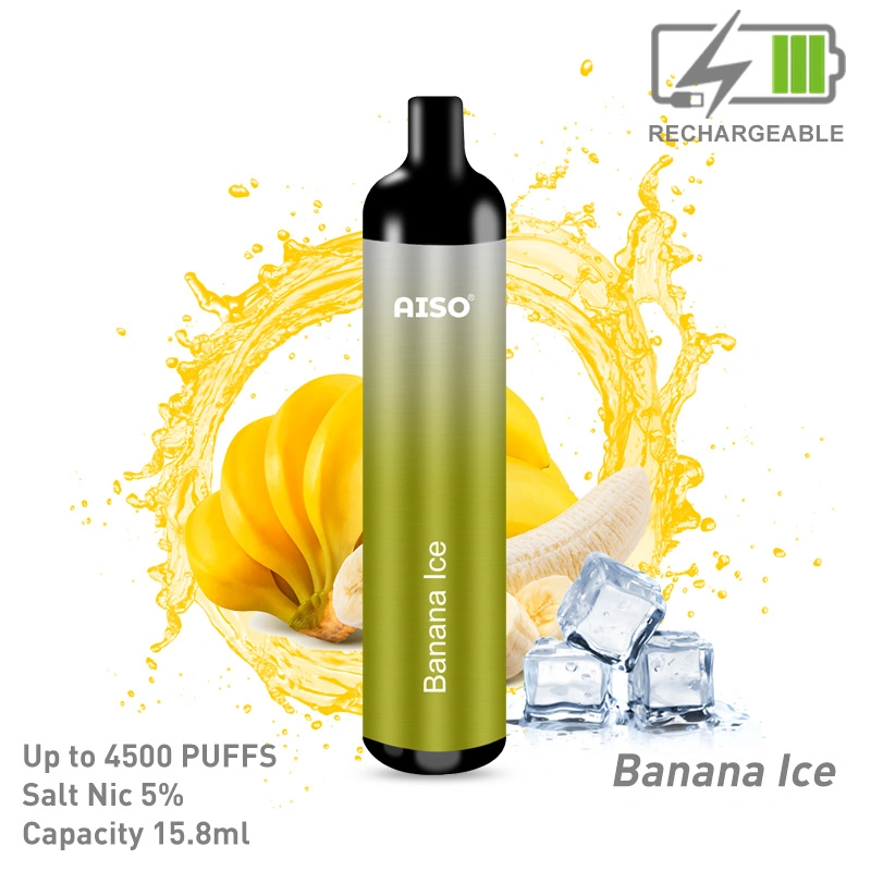 Aiso Bar 4500 Puffs Disposable Vape Pen with 15.8ml 5% Nicotine Salt E-Juice