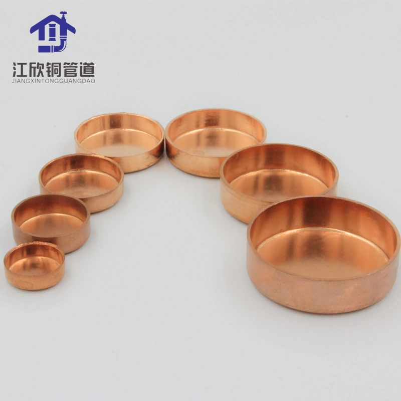 Copper Cap Refrigeration Cover of Refrigeration Water Supply and Drainage Pipe Fittings