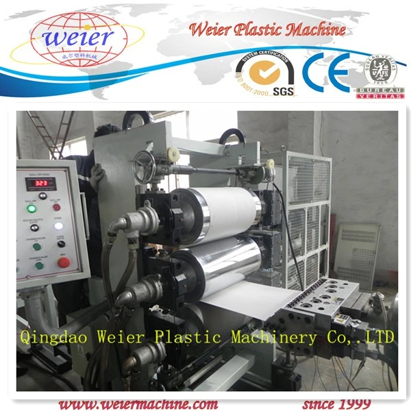 Plastic Extruder Machine PVC Edge Band Extrusion Line with Slitting System