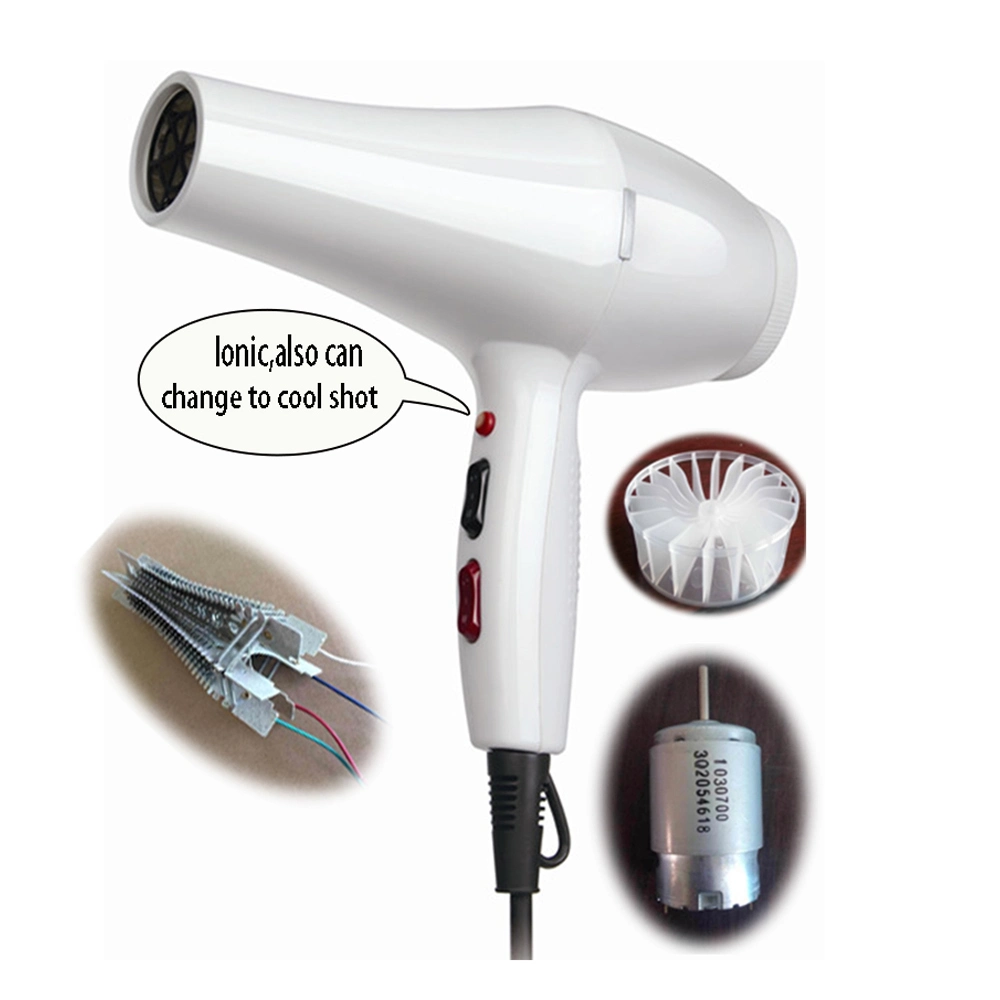 Professional Hair Dryer Negative Ion Fast Drying Blow Dryer