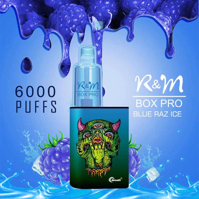 Zbood Customize R&amp;M Box pro Boto Hype Bar A7 Super Cc Nachfüllbar 800 Puffs Electric Hookah Preis Pod Cig Einweg Vape