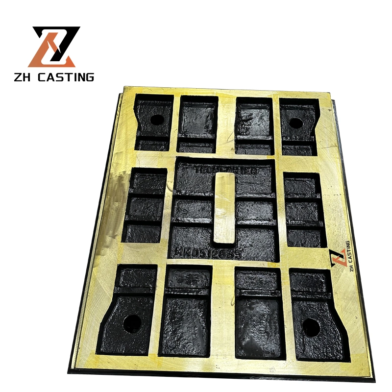 Mining Machine Jaw Crusher Parts Toggle Plate/Side Plate/Jaw Plate