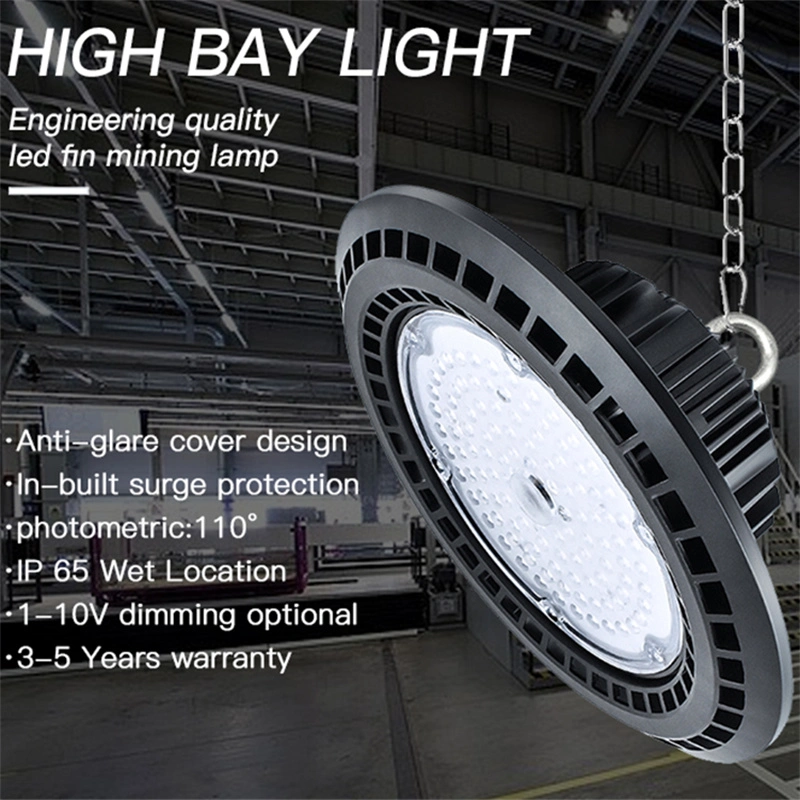 LED Lights 150 IP65 Grade a Deformable Industrial 34, 000lumen Campana 234in1 Lens Digital High Bay Light