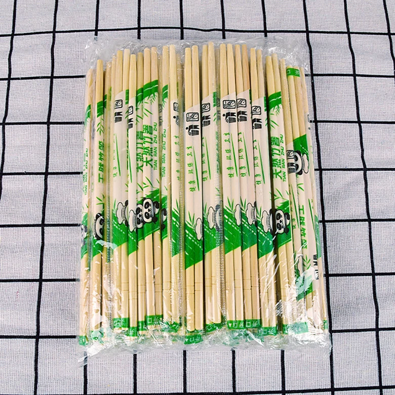 Eco Friendly Full Paper Wrapped Round Twins Chopsticks Tensoge Disposable Chopsticks Bamboo