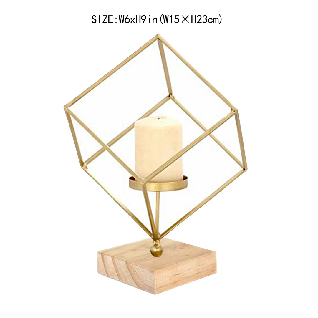 Royal Geometric Candle Holder for Wedding Dinner Party Center Piece Tea Light Candle Stick Holder