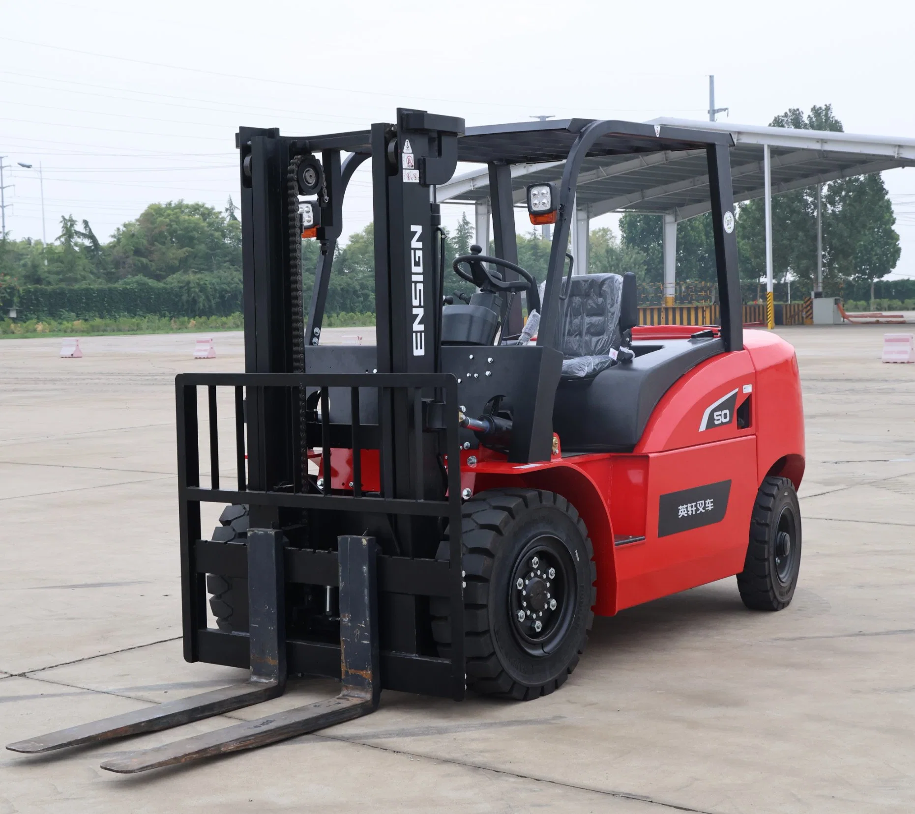 5 T Four-Wheel Counterbalanced Internal Combustion Forklift/G Series