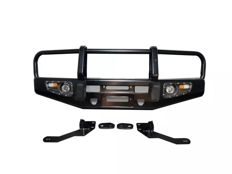 Barra de empuje de acero Bull Bar Parachoques delantero para Toyota Hilux Vigo Revo RAV4 Prado Ford Ranger F150 Np300 Patrol Pajero