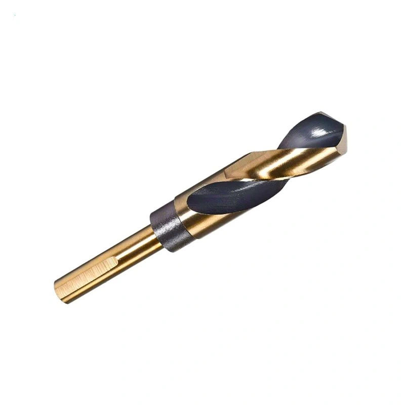 22mm Cutting Edge Titanium & Nitride Coated Reduced Shank Twist Drill Bit for Stainless Steel