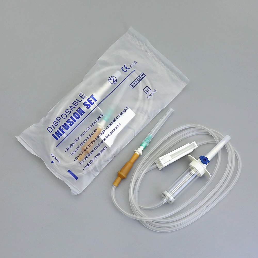 Medical Disposable Infusion Set with Y-Site and Fluild Filter and Air Vented