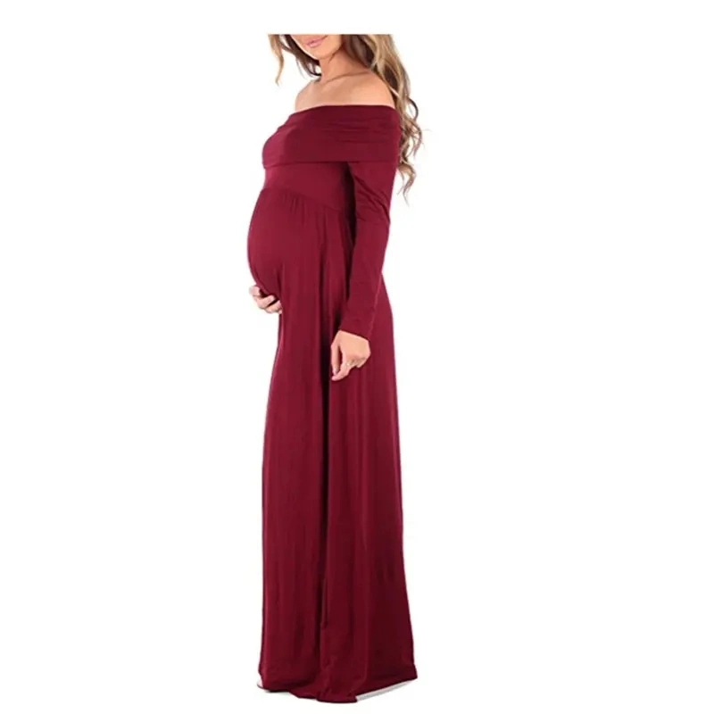 Photo Shoot Pregnancy Dress Photography Prop Maxi Gown Sexy Maternity Dresses