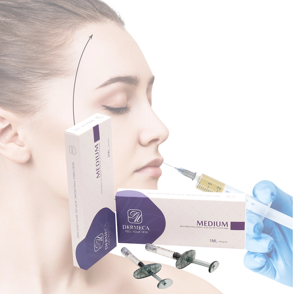 Dermeca Skin Care Injectable Crosslinked Injectable Hyaluronic Acid Ha Dermal Filler for Skin Care