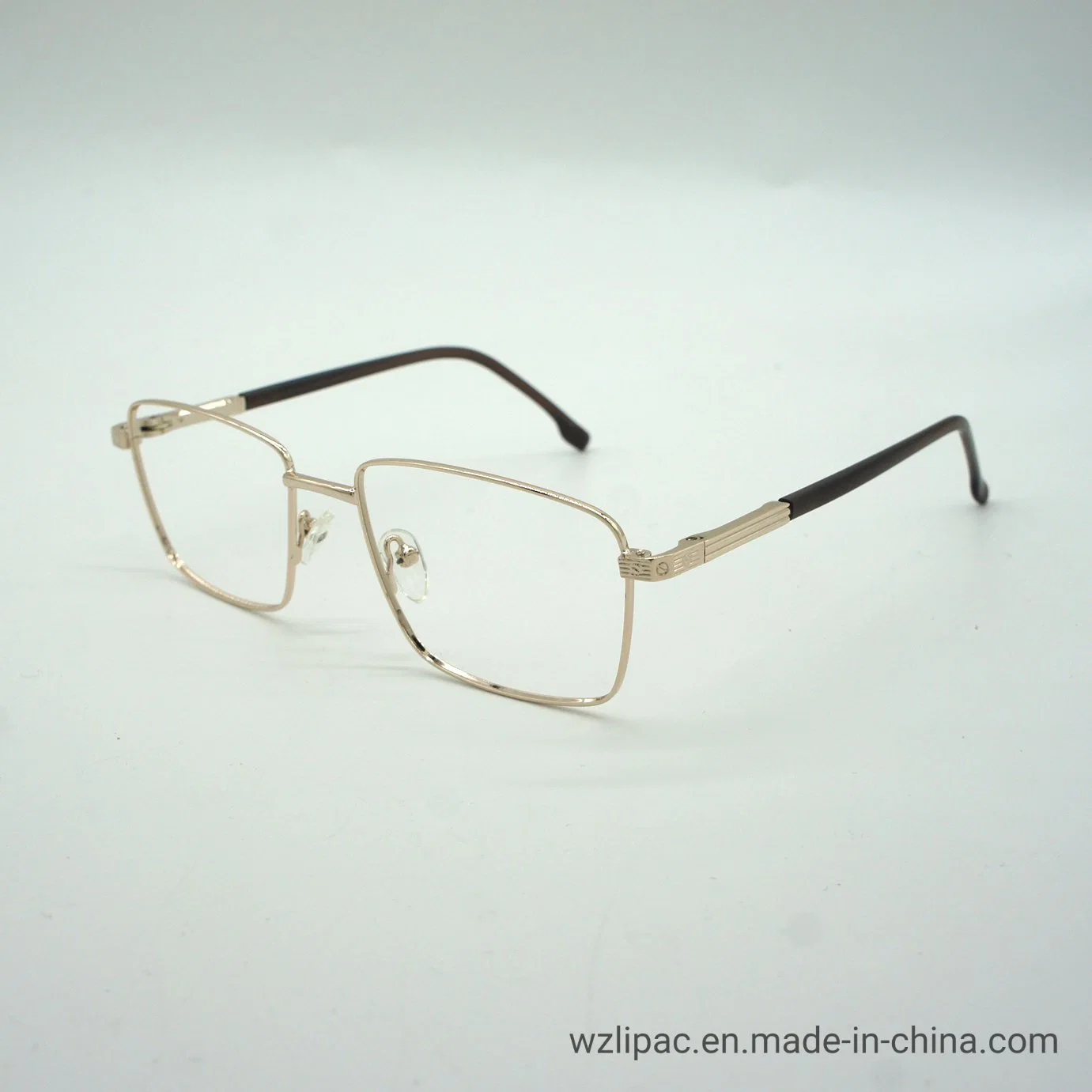 Lpog-689 High quality/High cost performance  Men and Women Retro Stainless Steel Metal Optical Frame Wholesale/Supplier Eyeglasses Frames Optical Glasses