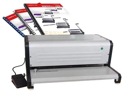 Machine de reliure de papier de livre fonctionnelle manuelle pour le bureau et l'école (WD-7988A3)