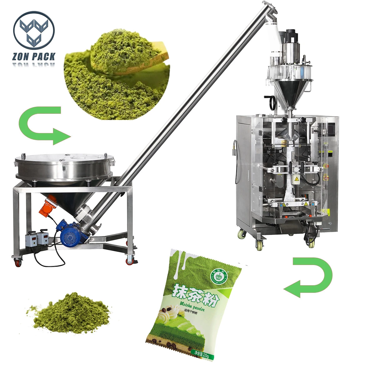 Matcha Powder Milk Chilli Cocoa Coffee Automatic Other Packaging Machines Flour Filling Packing Machine