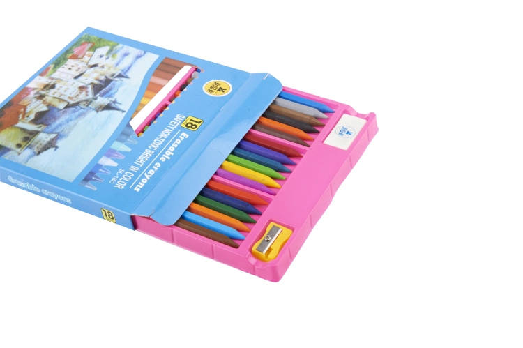 House Shaped Box 3D Crayon Gift Set for Drawing