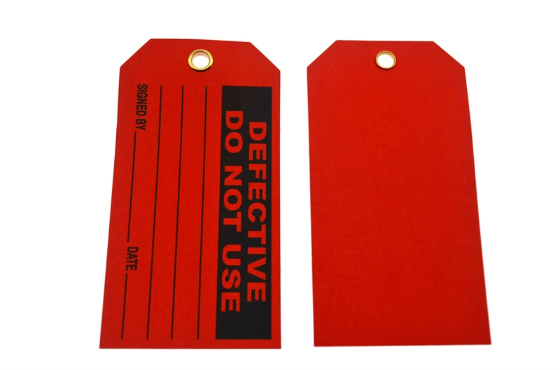 Do Not Use Tag Cardstock Height Size 5 3/4 in*3 in Red