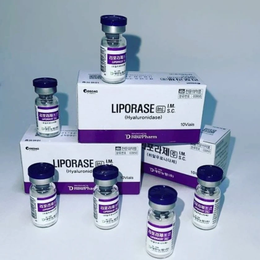 Top Ventas Liporase Hyaluronidase original para eliminar los rellenos se disuelve el ácido hialurónico Liporase