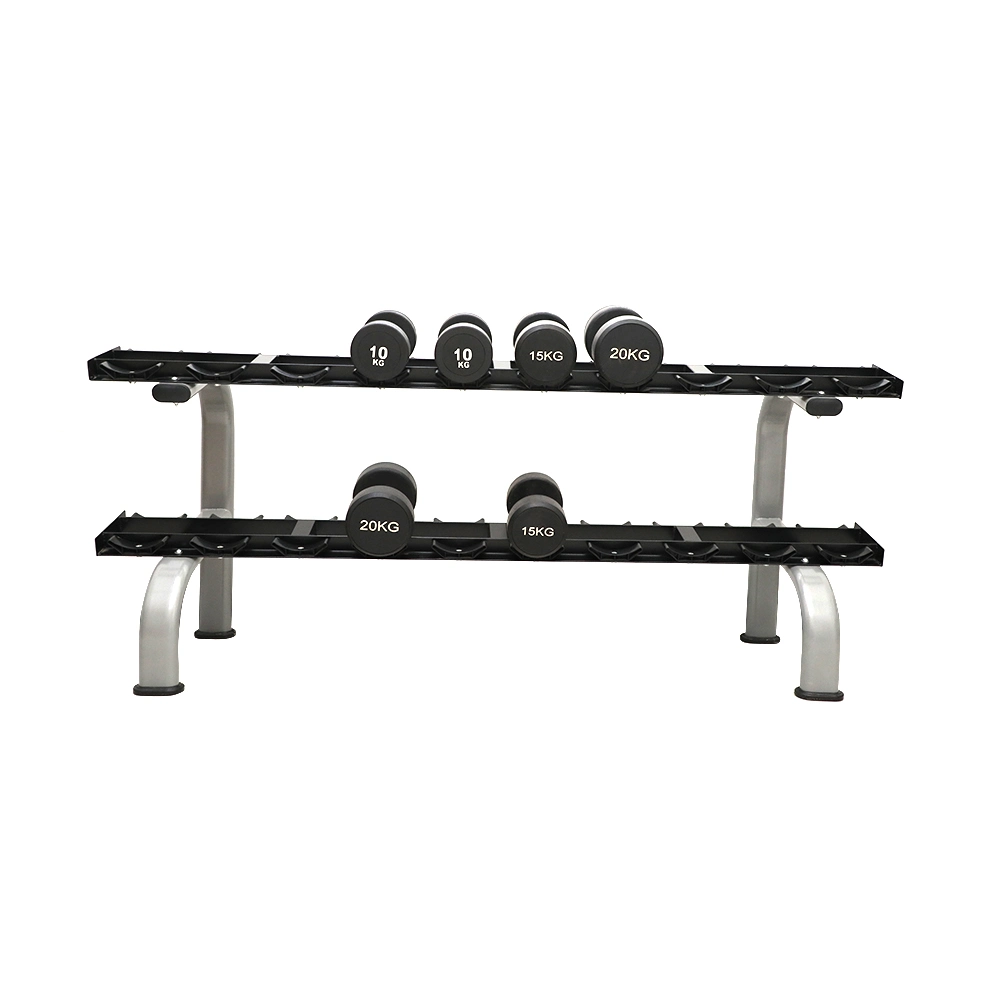 Commercial Fitness Gym Equipment Strength Training Dumbbell Shelf for Home Gym Weight Rack Storage Stand Dumbbell Rack